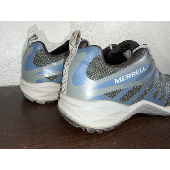 Womens Merrell Siren Edge Q2 Blue Athletic Trail Running Sneakers Shoes Size 7.5 - Picture 4 of 11